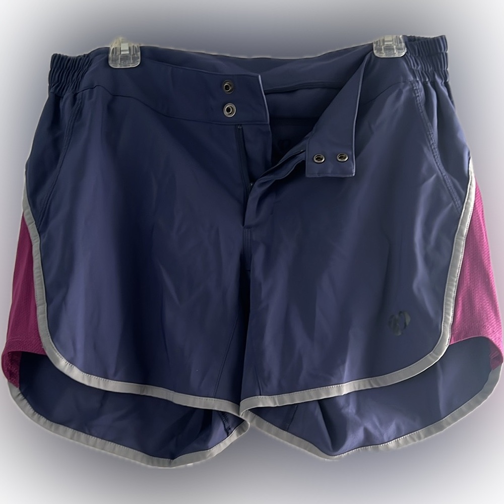 Pearl Izumi Athletic Shorts Blue and Pink Lightweight Fit